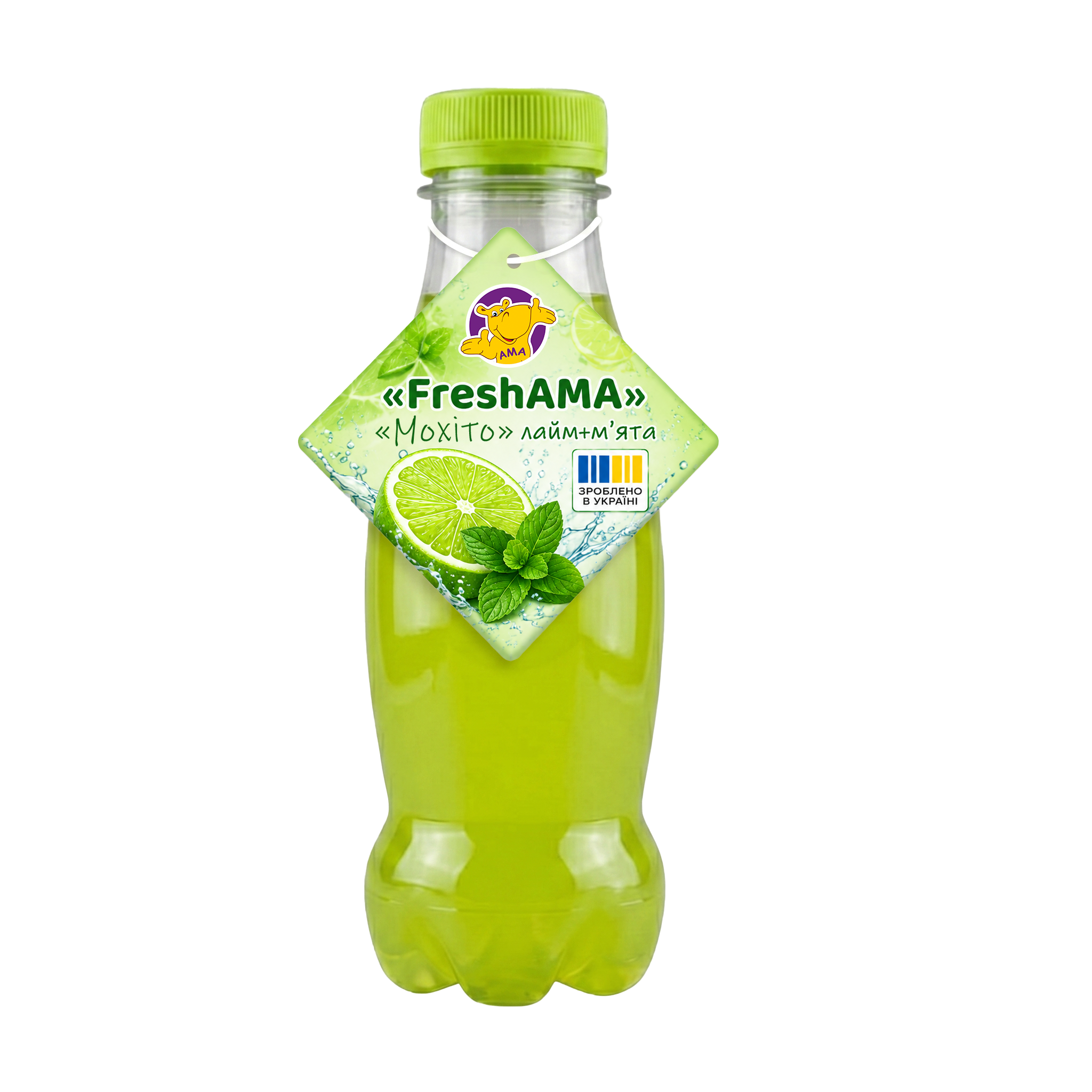 Напій із сироватки "FreshAMA" з наповнювачем "Мохіто"